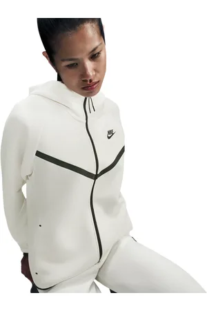 Nike Tech Fleece Dames Hoodies - Wit - Maat: XS - Foot Locker