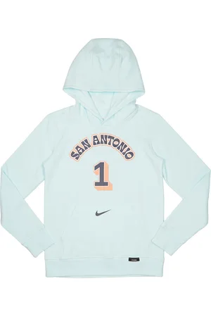 Nike NBA Unisex Hoodies - Blauw - Maat: 128 - 137 CM - Katoen Fleece - Foot Locker