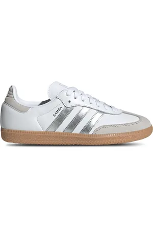 adidas Samba Dames Schoenen - Wit - Maat: 37 1/3 - Leer - Foot Locker