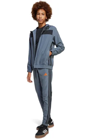 adidas Tiro 25 Essentials Unisex Broeken - Grijs - Maat: 123 - 128 CM - Poly Mesh - Foot Locker