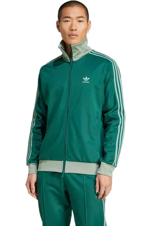 adidas Beckenbauer Heren Trainingspakken - Groen - Maat: XS - Katoen - Foot Locker