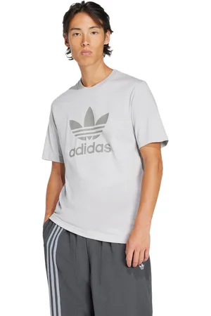 adidas Trefoil Heren T-shirts - Grijs - Maat: XS - Foot Locker
