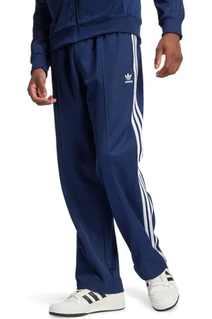 adidas Firebird Heren Broeken - Blauw - Maat: S - Katoen - Foot Locker