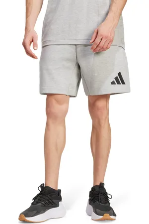 adidas Z.n.e. Heren Korte Broeken - Grijs - Maat: XS - Poly Mesh - Foot Locker
