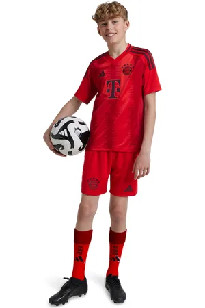 adidas Fc Bayern 24/25 Home Unisex Korte Broeken - Rood - Maat: 171 - 176 CM - Poly Mesh - Foot Locker