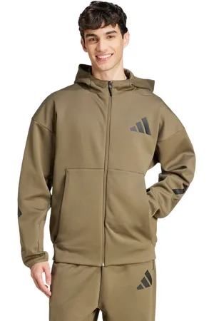 adidas Z.n.e. Heren Jassen - Groen - Maat: S - Poly Mesh - Foot Locker