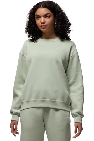 Jordan Brooklyn Dames Sweatshirts - Groen - Maat: XS - Foot Locker