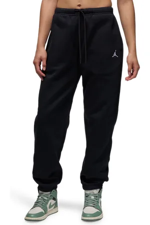 Jordan Brooklyn Dames Broeken - Zwart - Maat: S - Katoen Jersey - Foot Locker