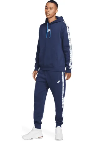 Nike Sport Essential Heren Trainingspakken - Blauw - Maat: S - Katoen Jersey - Foot Locker