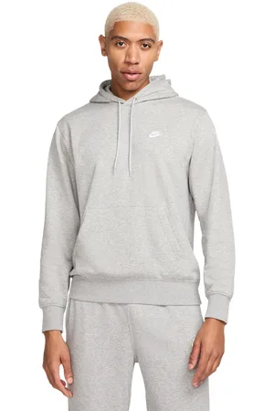 Nike Club Heren Hoodies - Grijs - Maat: S - Foot Locker