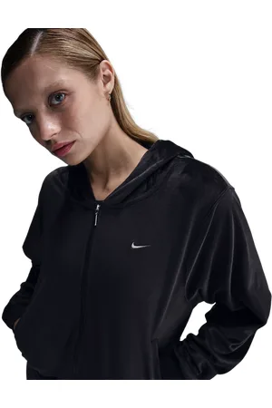 Nike Sportswear Dames Hoodies - Zwart - Maat: 34 - Katoen Jersey - Foot Locker