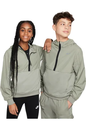 Nike City Utility Unisex Hoodies - Grijs - Maat: 122 - 128 CM - Katoen Jersey - Foot Locker