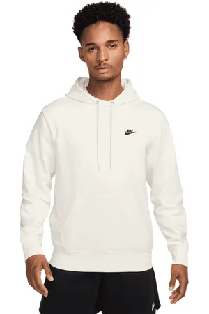 Nike Club Heren Hoodies - Wit - Maat: S - Foot Locker