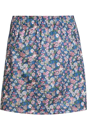 adidas Originals X Liberty London Unisex Rokken - Blauw - Maat: 135 - 140 CM - Poly Mesh - Foot Locker