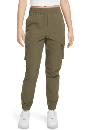 Nike City Utility Cargo Unisex Broeken - Olijf - Maat: 122 - 128 CM - Katoen Jersey - Foot Locker