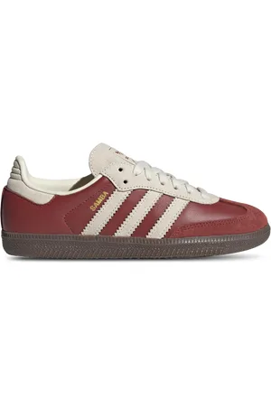 adidas Samba Unisex Schoenen - Rood - Maat: 36 - Leer - Foot Locker