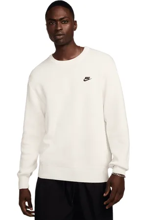 Nike Club Heren Sweatshirts - Wit - Maat: L - Foot Locker