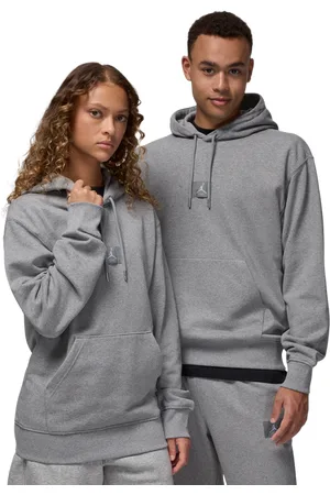 Jordan Flight Heren Hoodies - Grijs - Maat: XS - Katoen Jersey - Foot Locker