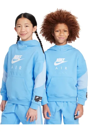Nike Air Unisex Hoodies - Blauw - Maat: 128 - 137 CM - Foot Locker