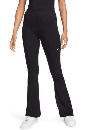 Nike Chill Knit Dames Leggings - Zwart - Maat: 34 - Katoen Jersey - Foot Locker