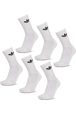adidas Crew 6 Pack Unisex Sokken - Wit - Maat: 37-39 - Foot Locker