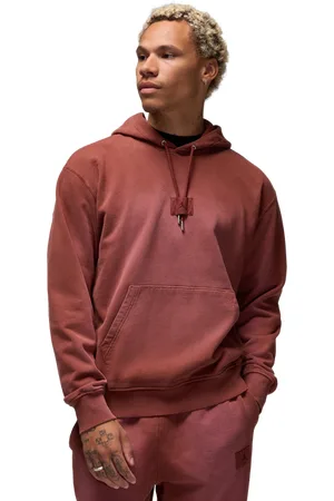 Jordan Flight Heren Hoodies - Bruin - Maat: S - Katoen Jersey - Foot Locker