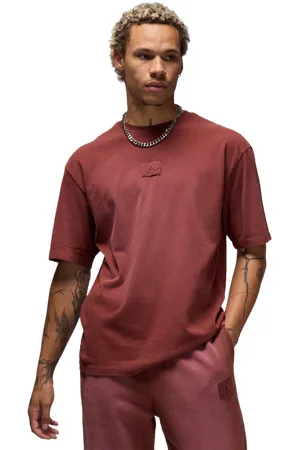 Jordan Flight Heren T-shirts - Bruin - Maat: XS - Katoen Jersey - Foot Locker