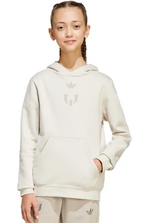adidas Messi Unisex Hoodies - - Maat: 135 - 140 CM - Katoen Jersey - Foot Locker