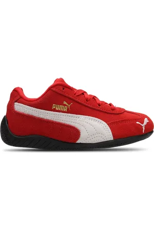 PUMA Speedcat Unisex Schoenen - Rood - Maat: 32 - Suède - Foot Locker