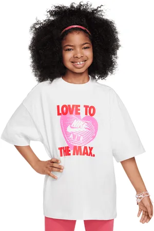 Nike Heart Unisex T-shirts - Wit - Maat: 158 - 170 CM - Foot Locker