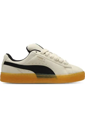 PUMA Suede Heren Schoenen - Wit - Maat: 40.5 - Suède - Foot Locker