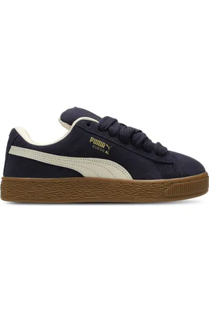 PUMA Suede Unisex Schoenen - Blauw - Maat: 36 - Suède - Foot Locker
