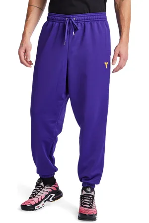 Nike Kobe Heren Broeken - Paars - Maat: S - Katoen Fleece - Foot Locker