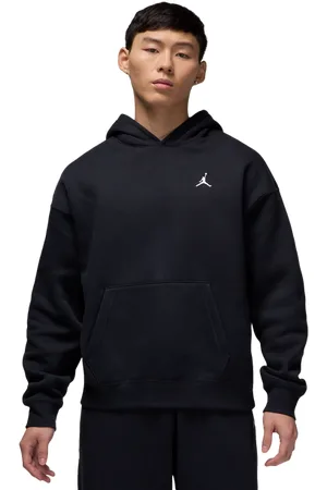 Jordan Brooklyn Heren Hoodies - Zwart - Maat: XS - Katoen Jersey - Foot Locker
