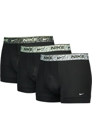 Nike Trunk 3 Pack Unisex Ondergoed - Zwart - Maat: 38 - 42 - Foot Locker