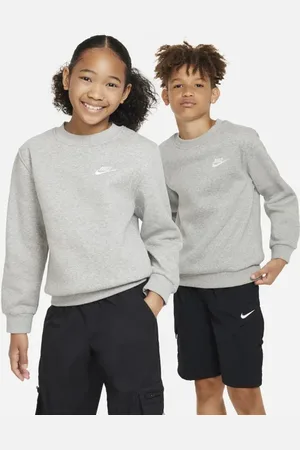 Nike Club Unisex Sweatshirts - Grijs - Maat: 128 - 137 CM - Foot Locker