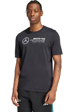 adidas Mercedes Heren T-shirts - Zwart - Maat: XS - Katoen Jersey - Foot Locker