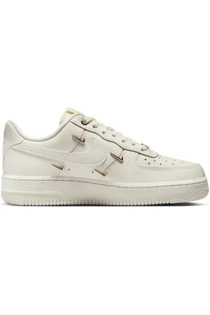 Nike Air Force Dames Schoenen - Wit - Maat: 40.5 - Leer, Textil - Foot Locker
