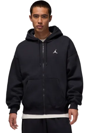 Jordan Brooklyn Heren Hoodies - Zwart - Maat: XS - Katoen Jersey - Foot Locker