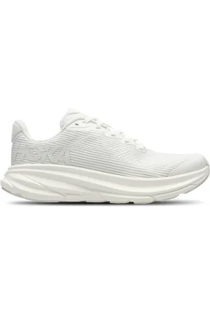 Hoka One One Clifton 9 Unisex Schoenen - Wit - Maat: 38 2/3 - Plastic - Foot Locker