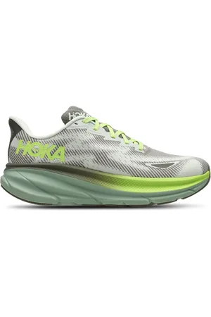 Hoka One One Clifton 9 Heren Schoenen - Groen - Maat: 43 1/3 - Mesh/Synthetisch - Foot Locker