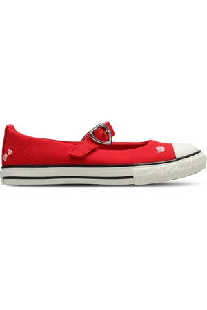 Converse Ctas Dainty Mary Jane Low Unisex Schoenen - Rood - Maat: 32 - Canvas - Foot Locker