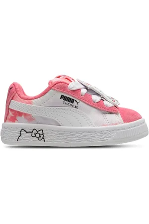 PUMA Suede Unisex Schoenen - Wit - Maat: 20 - Suède - Foot Locker
