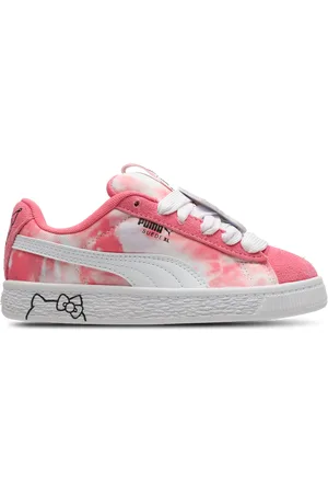 PUMA Suede Unisex Schoenen - Wit - Maat: 34.5 - Suède - Foot Locker