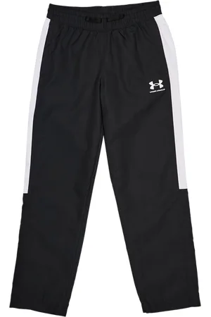 Under Armour Rival Woven Unisex Broeken - Zwart - Maat: 149 - 160 CM - Foot Locker