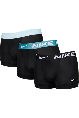 Nike Trunk 3 Pack Unisex Ondergoed - Zwart - Maat: 38 - 42 - Foot Locker