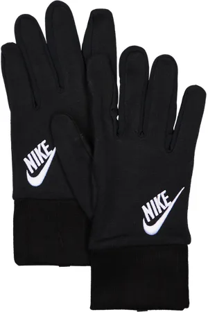 Nike Fleece Unisex Handschoenen & Sjaals - Zwart - Maat: 34 - 38 - Plastic - Foot Locker