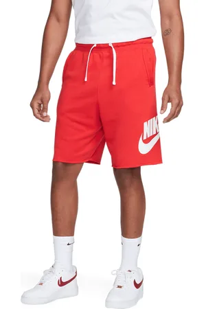 Nike Club Alumni Heren Korte Broeken - Rood - Maat: S - Katoen Jersey - Foot Locker