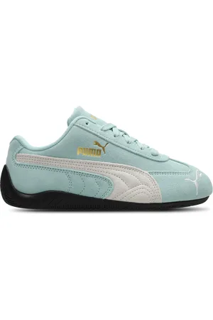 PUMA Speedcat Unisex Schoenen - Blauw - Maat: 35.5 - Suède - Foot Locker