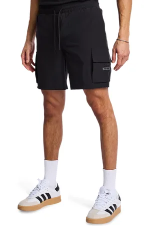 street cartel Travelli Heren Korte Broeken - Zwart - Maat: XS - Poly Spandex - Foot Locker